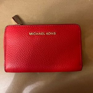 MK red wallet